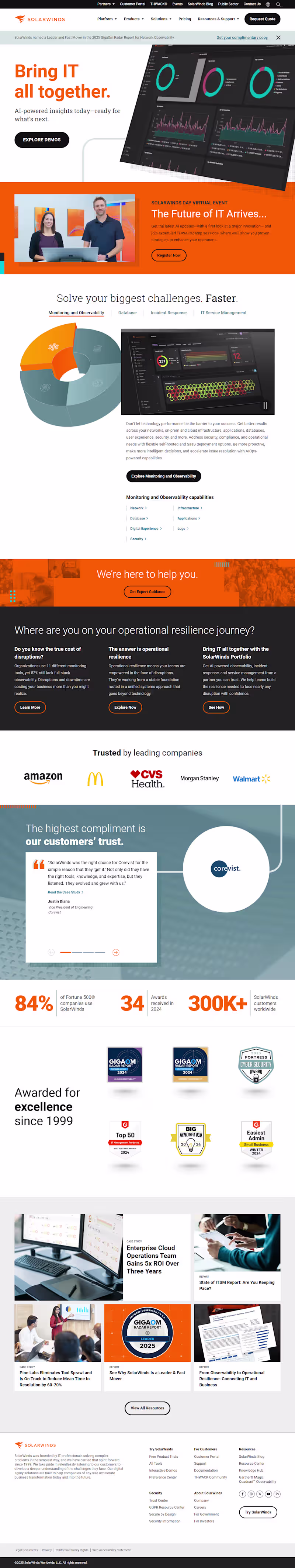 Cover image for Scalable Dynamic Website for SaaS & IT Services Company