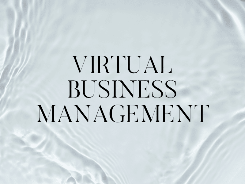 Cover image for Virtual Business Management | Marketing & Project Management