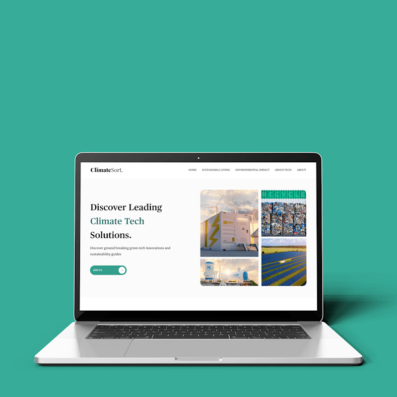 Cover image for ClimateSort - Web Design 