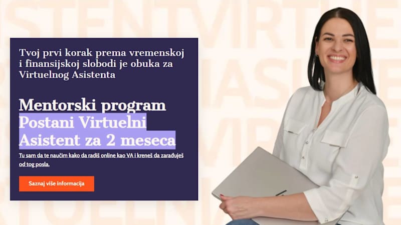 Cover image for Postani virtuelni asistent - Gabriela Popović