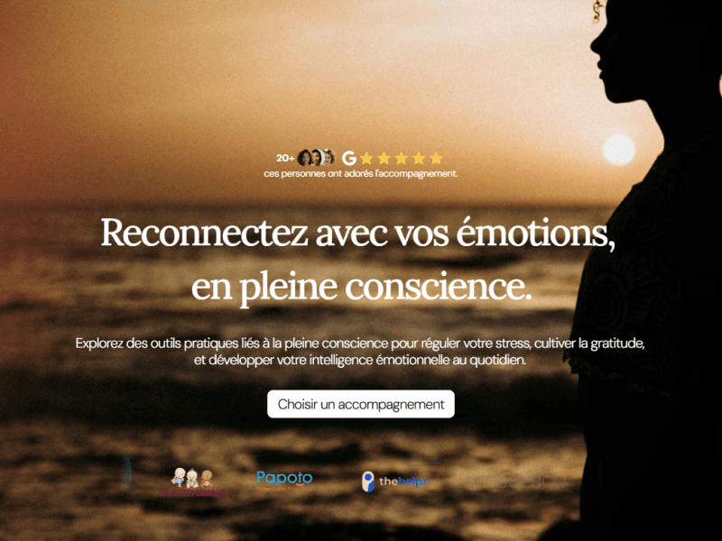 Cover image for "Emotions en conscience" Website