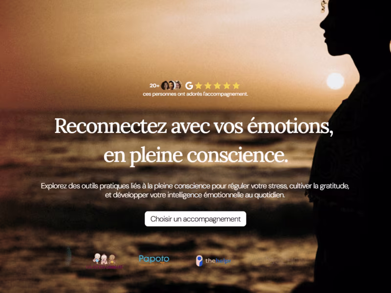 Cover image for "Emotions en conscience" Website