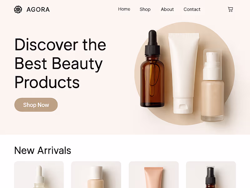 Cover image for Design Stunning Beauty Products WordPress Website for Your Brand