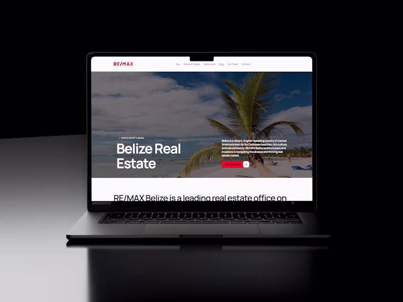 Cover image for Designed and developed a real estate website for RE/MAX Beli...