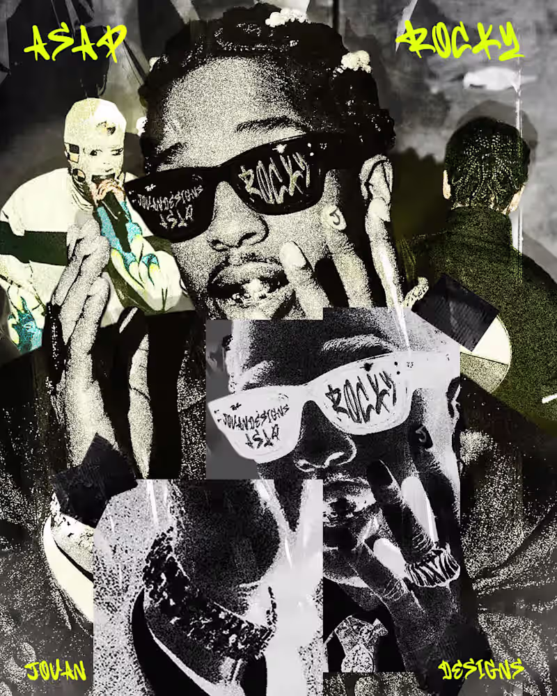 Cover image for A$AP Rocky Poster Design (Passion Project).