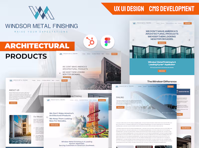 Cover image for Windsor Metal Finishing Website Design & Development