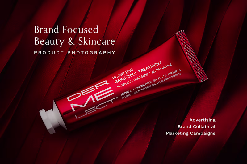 Cover image for Brand-Focused Beauty & Skincare Product Photography