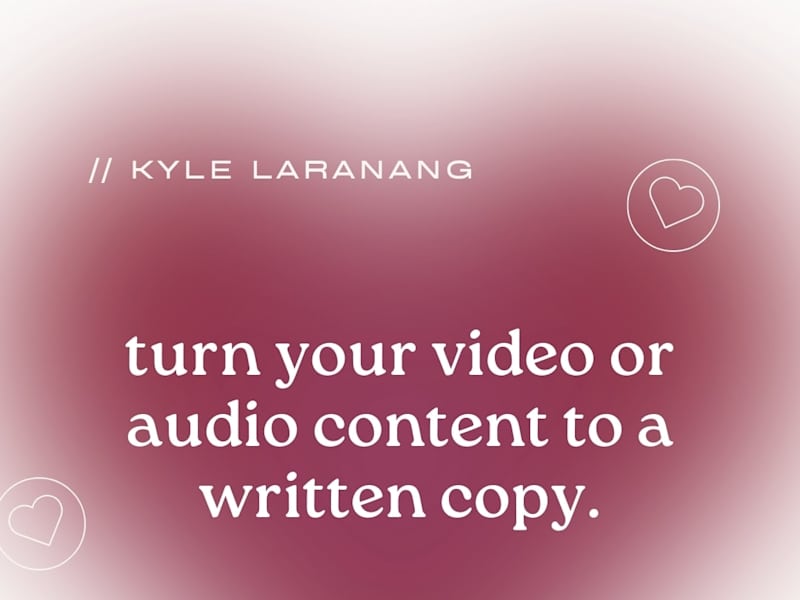 Cover image for Transcription Services