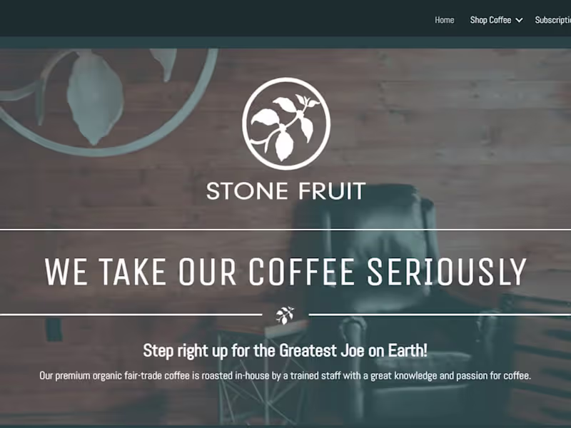 Cover image for Stone Fruit Coffee