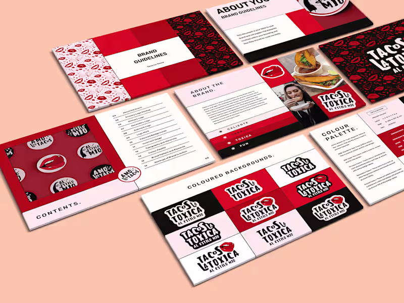 Cover image for Street Taco Branding for Tacos La Toxica in Phoenix, Az