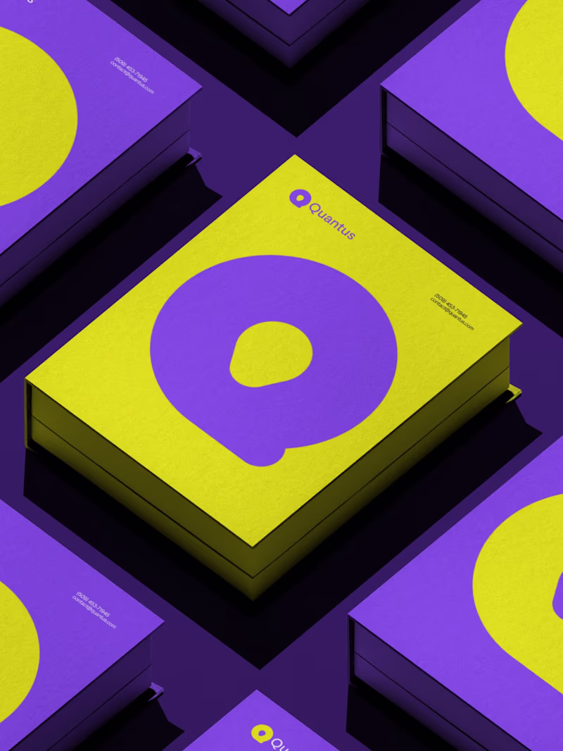 Cover image for Quantus Visual Identity Design The beauty of branding is tha...