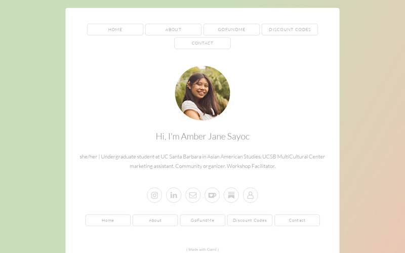 Cover image for All-In-One Landing Page and Portfolio on Carrd