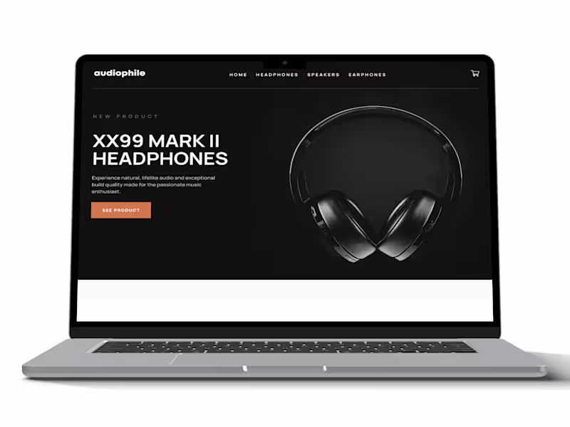 Cover image for Audiophile E-Commerce Website Development