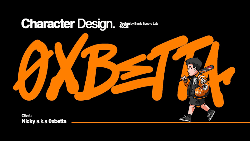 Cover image for 0xBETTA Charcter and Branding Design