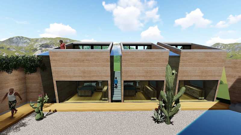 Cover image for Rammed Earth Courtyard Residence