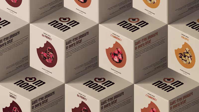 Cover image for OM NOM | Brand Identity & Packaging Design