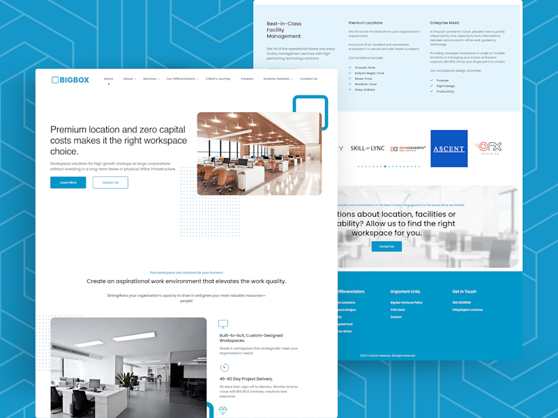 Cover image for CoWorking | Web design | UI/UX | Landing Page | Homepage