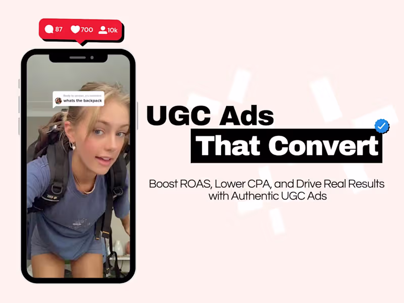 Cover image for UGC Video Ads Production