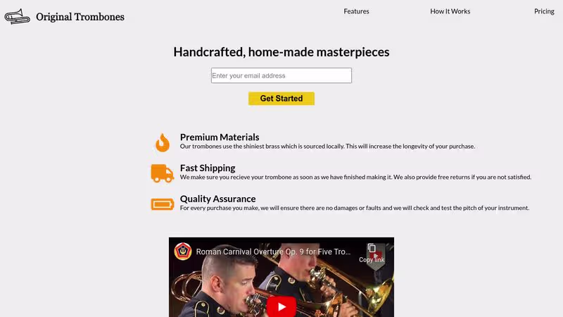 Cover image for freeCodeCamp product landing page exercise ( not optimized for …