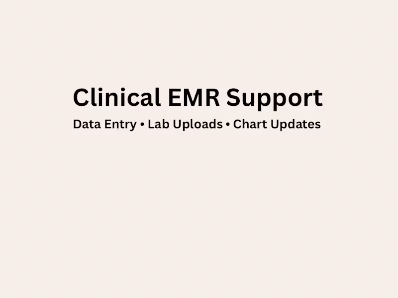 Cover image for Data Entry • Lab Uploads • Chart Updates