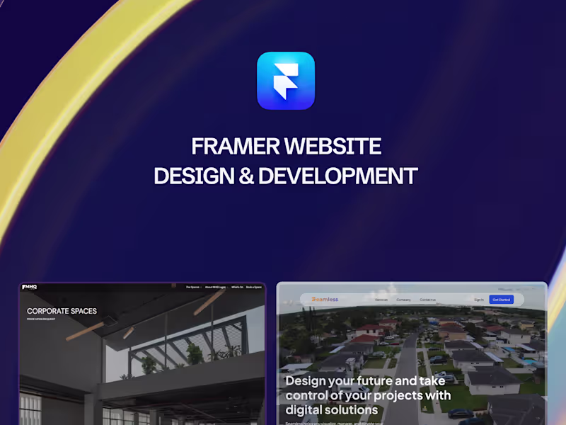 Cover image for Framer Website Design & Development