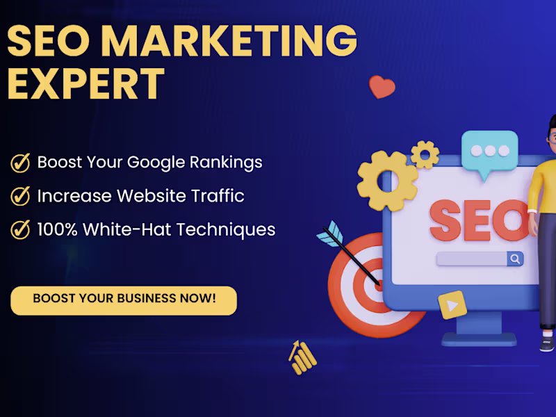 Cover image for I will boost your business and website traffic with SEO