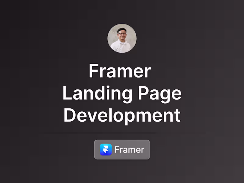 Cover image for Framer Development