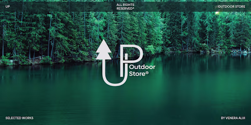 Cover image for UP Outdoor Store® on Behance