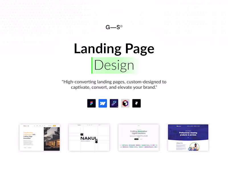 Cover image for Landing Page Design