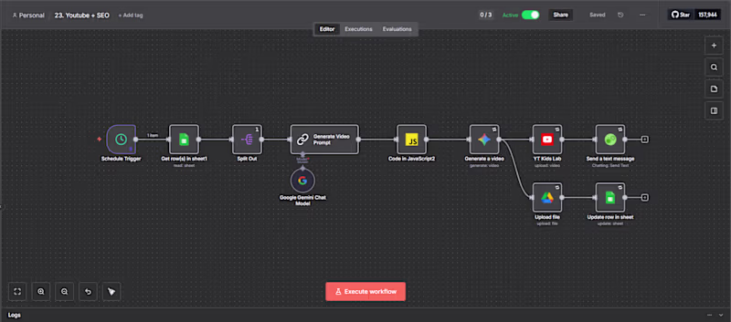 Cover image for This n8n flow can automatically upload scheduled YouTube videos
