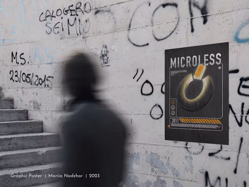 Cover image for Futuristic Promotional Company Graphic Poster 