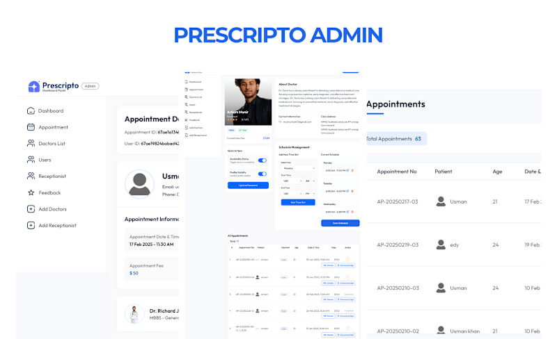 Cover image for Clinics Appointment System - Admin Version