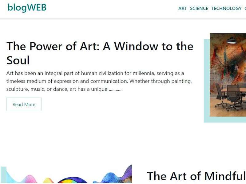 Cover image for Blog Website