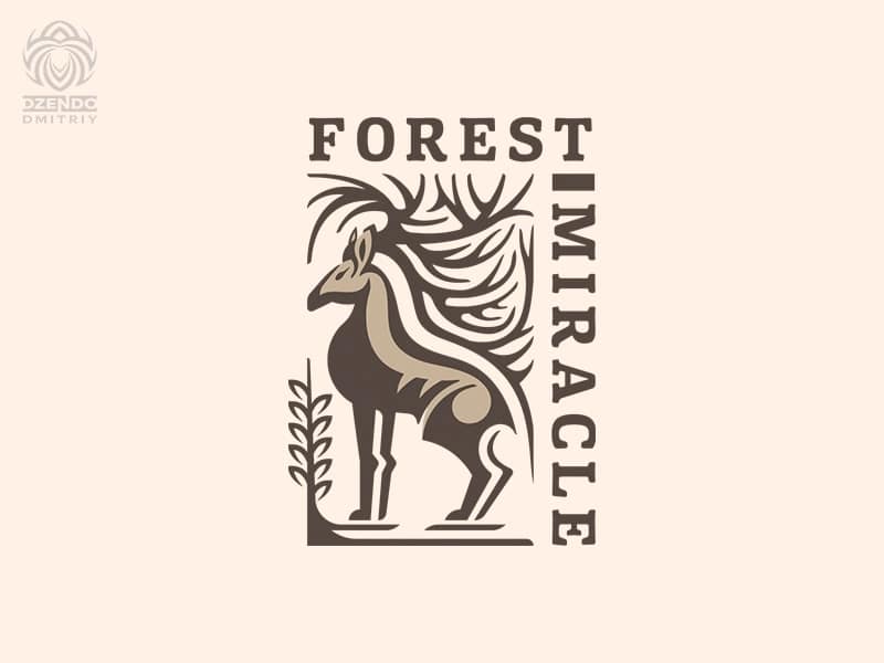 Cover image for Forest Deer miracle logo