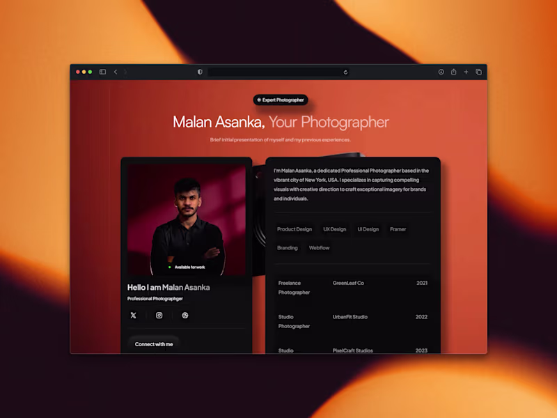 Cover image for High-Converting Portfolio Site (Design and Development) ✨