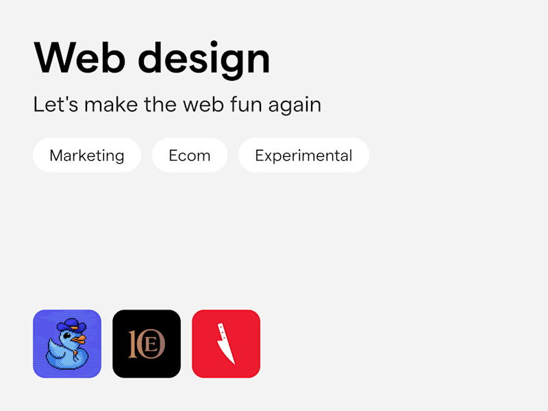Cover image for Web design