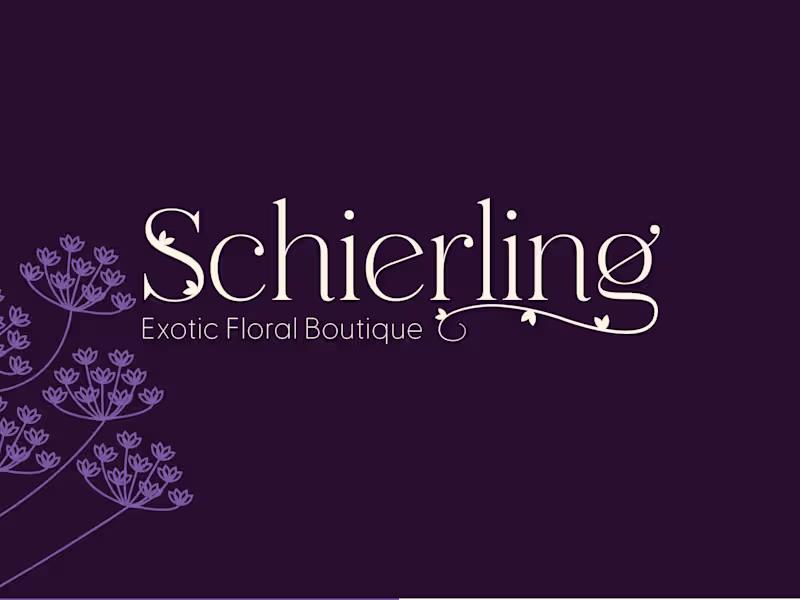 Cover image for Schierling - Exotic Floral Boutique