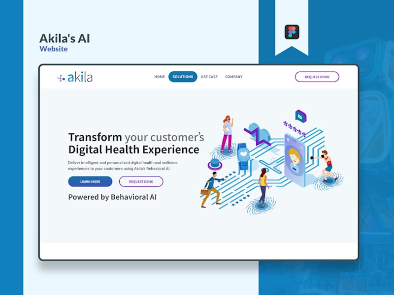 Cover image for Akila's Behavioral AI Website Design