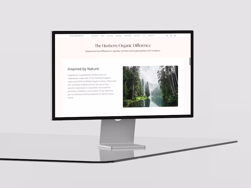 Cover image for Huxberry Website Copy & Architecture