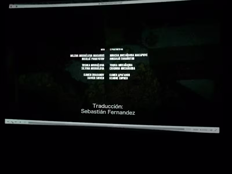 Cover image for "I See Red People" (Je Vois Rouge) Film Subtitling