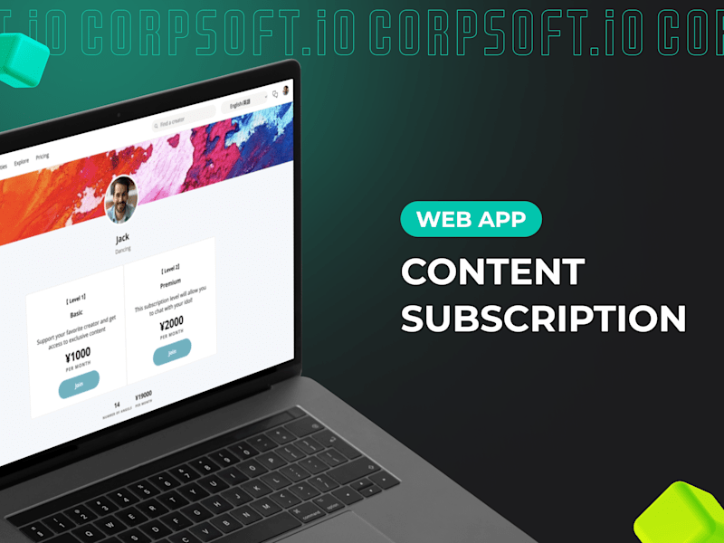 Cover image for Content subscription application for Asian market