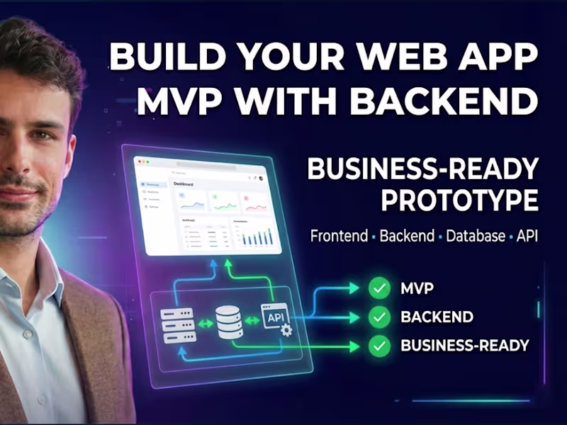 Cover image for Build Your Web App MVP with Backend (Business-Ready Prototype)