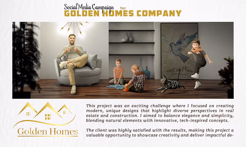 Cover image for Social Media Campaign : In the real estate field :: Behance