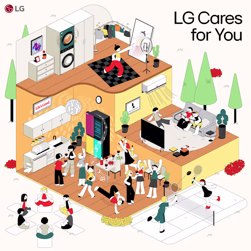 Cover image for 🖥️ LG h&a illustration