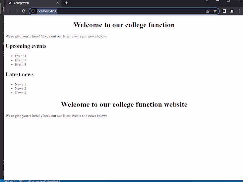 Cover image for Angular Project