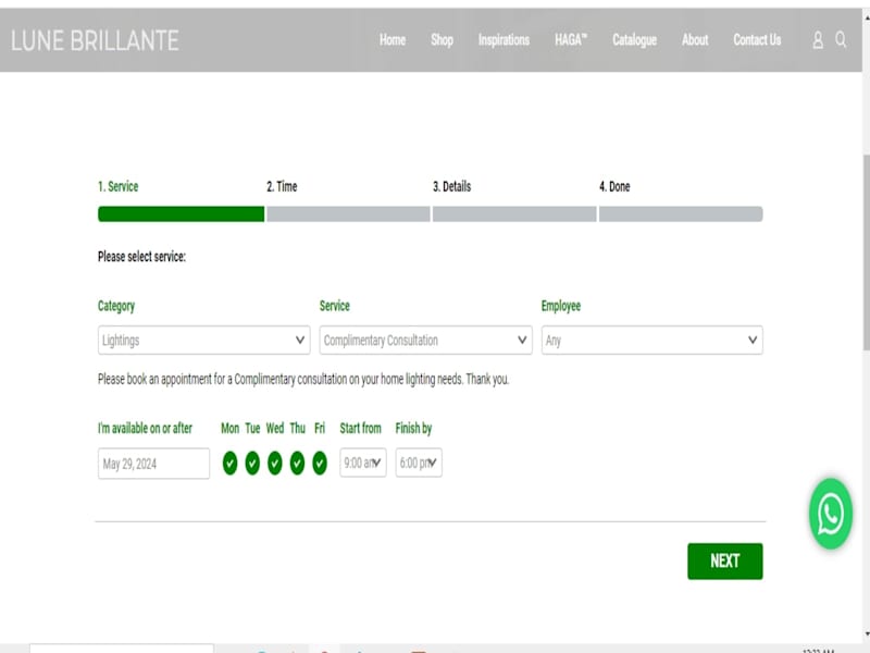 Cover image for Appointment Booking Page