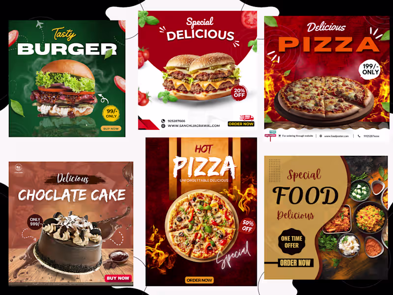 Cover image for Food posters 