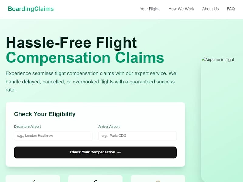 Cover image for BoardingClaims | Claim Website
