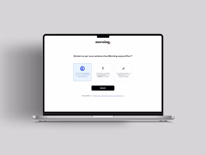 Cover image for Morning's contact form