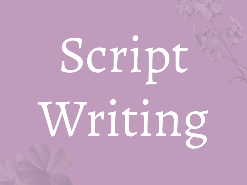 Cover image for Script Writing- Shortform & Longform